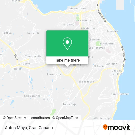 Autos Moya map