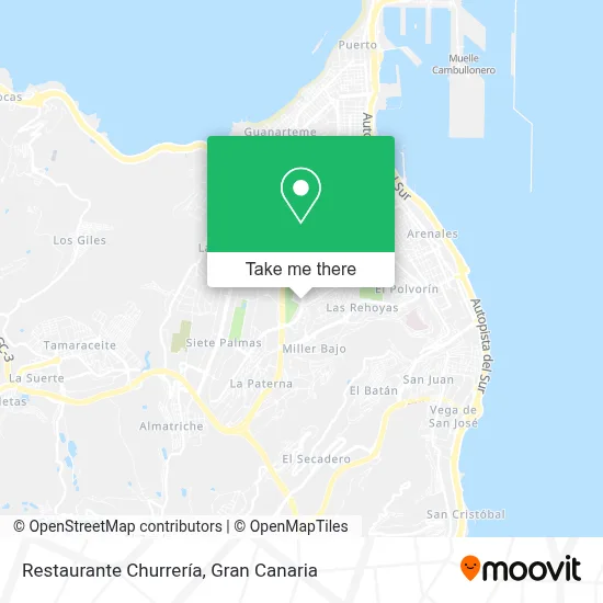 Restaurante Churrería map