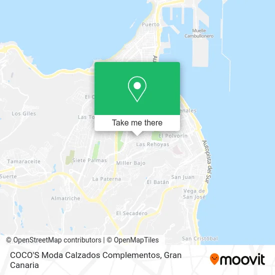 COCO'S Moda Calzados Complementos map