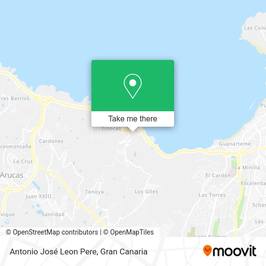 Antonio José Leon Pere map