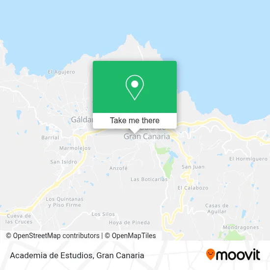 Academia de Estudios map