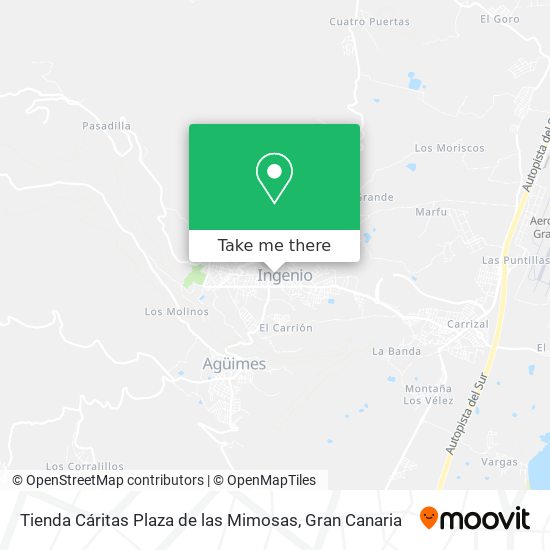 Tienda Cáritas Plaza de las Mimosas map