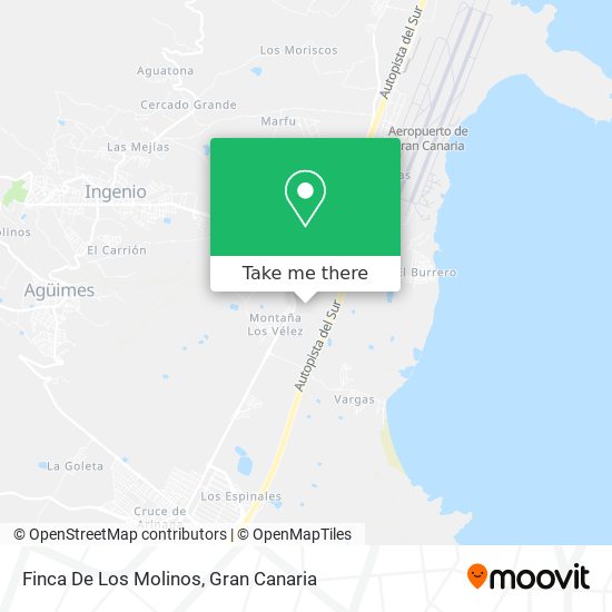 mapa Finca De Los Molinos