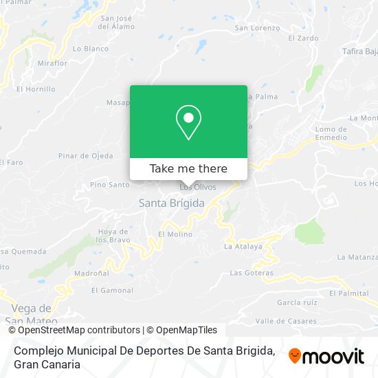 Complejo Municipal De Deportes De Santa Brigida map