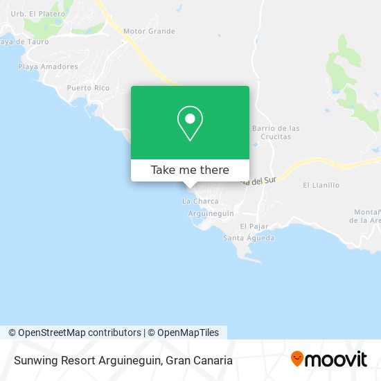 Sunwing Resort Arguineguin map