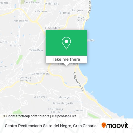 Centro Penitenciario Salto del Negro map