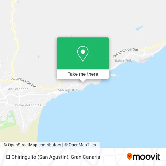 El Chiringuito (San Agustin) map