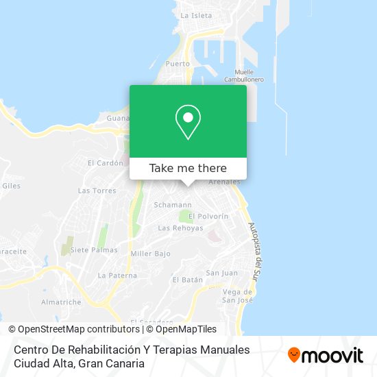 Centro De Rehabilitación Y Terapias Manuales Ciudad Alta map
