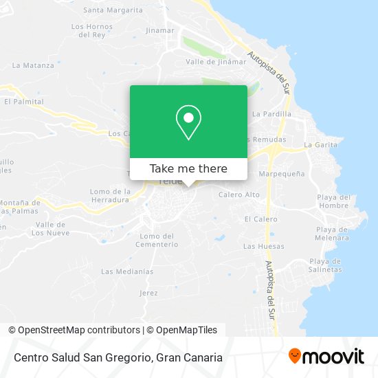 Centro Salud San Gregorio map