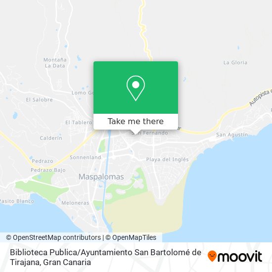 Biblioteca Publica / Ayuntamiento San Bartolomé de Tirajana map