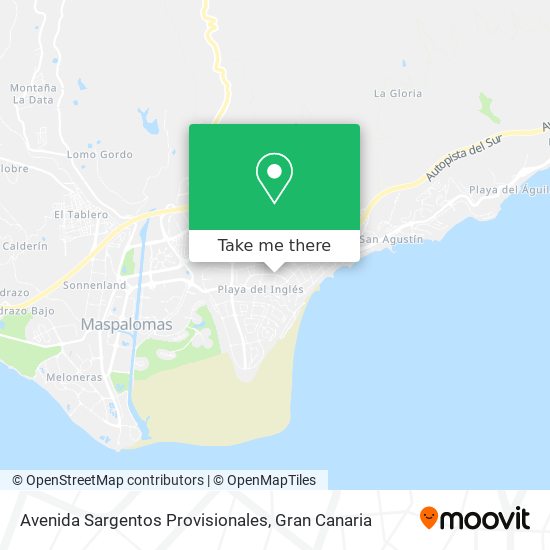 Avenida Sargentos Provisionales map