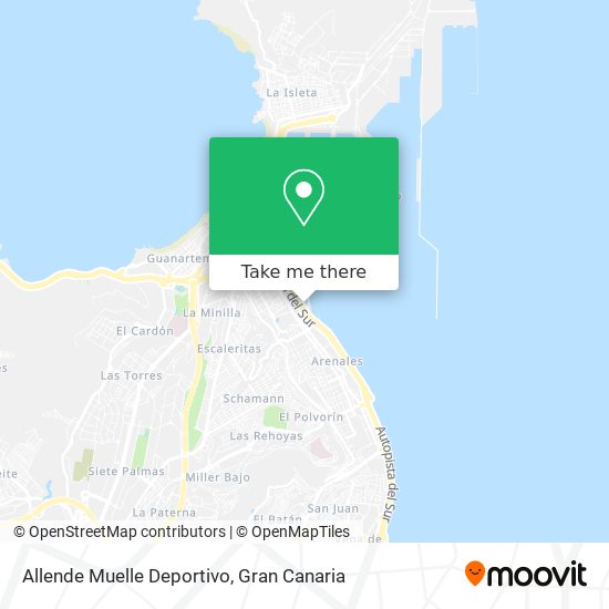 mapa Allende Muelle Deportivo