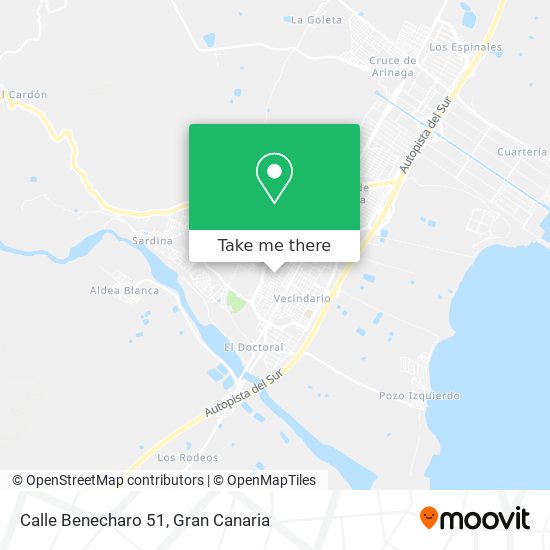 Calle Benecharo 51 map