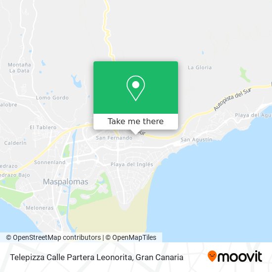 Telepizza Calle Partera Leonorita map