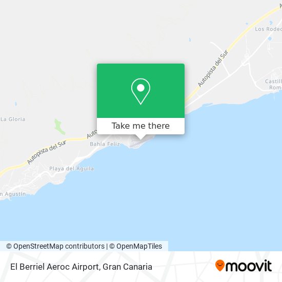 El Berriel Aeroc Airport map
