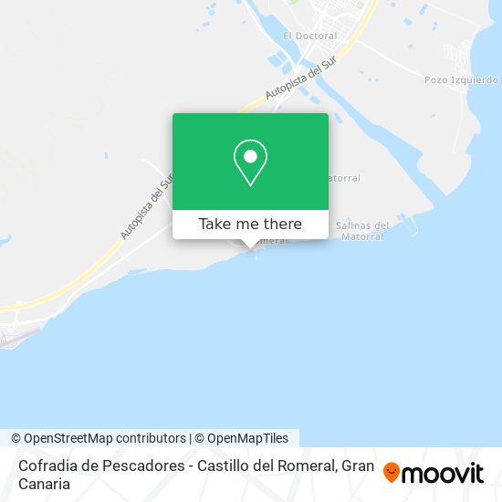 Cofradia de Pescadores - Castillo del Romeral map