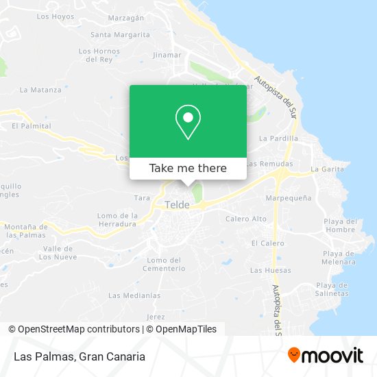 mapa Las Palmas