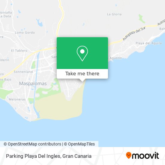 Parking Playa Del Ingles map