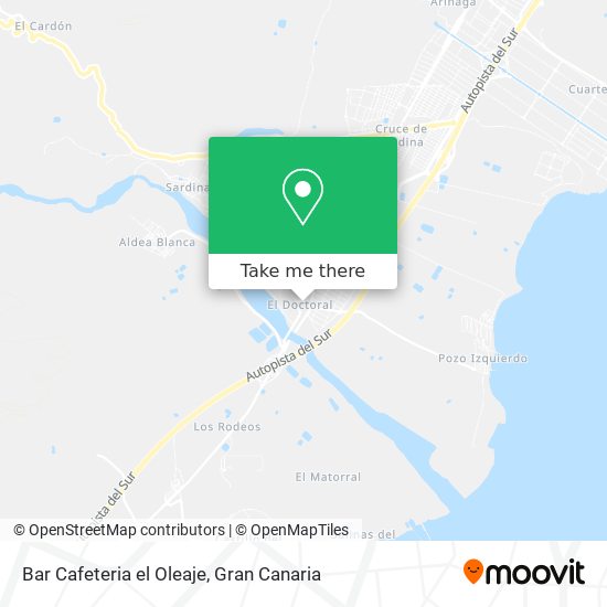 Bar Cafeteria el Oleaje map