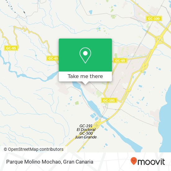 mapa Parque Molino Mochao