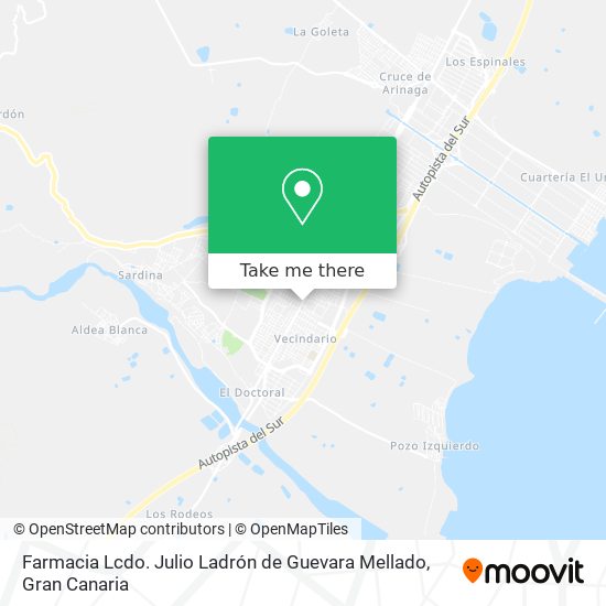 Farmacia Lcdo. Julio Ladrón de Guevara Mellado map