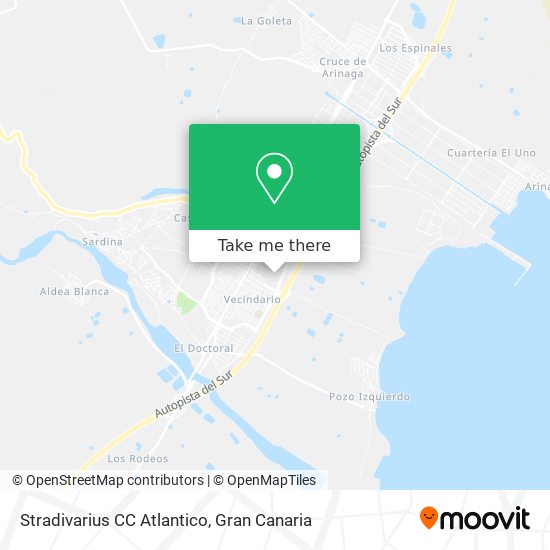 Stradivarius CC Atlantico map