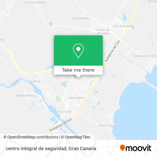 centro integral de seguridad map