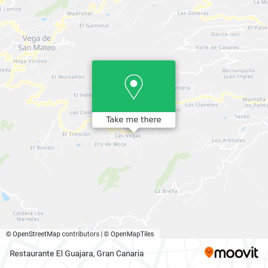 Restaurante El Guajara map