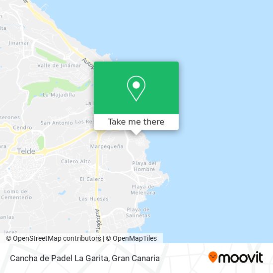 Cancha de Padel La Garita map