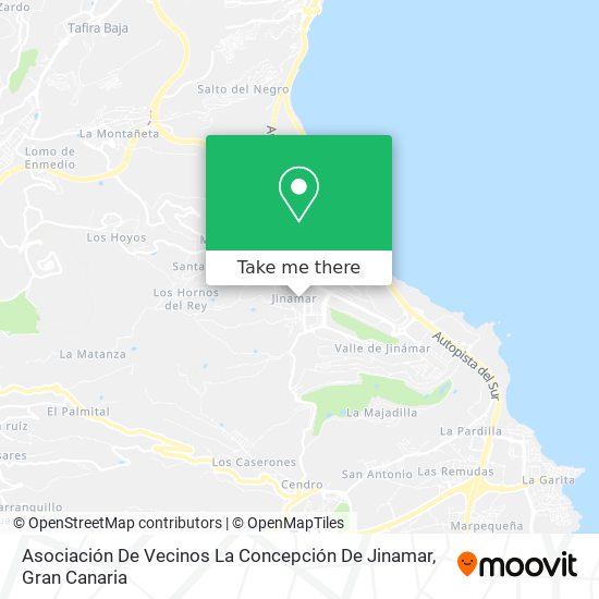 Asociación De Vecinos La Concepción De Jinamar map