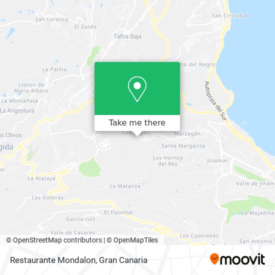 mapa Restaurante Mondalon