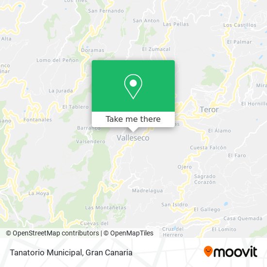 mapa Tanatorio Municipal