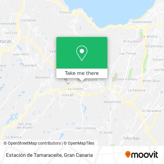 Estación de Tamaraceite map