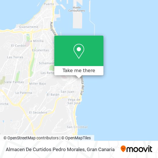 Almacen De Curtidos Pedro Morales map