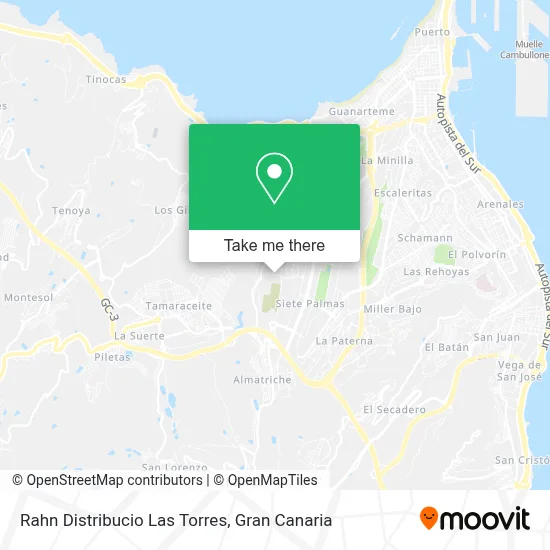 Rahn Distribucio  Las Torres map
