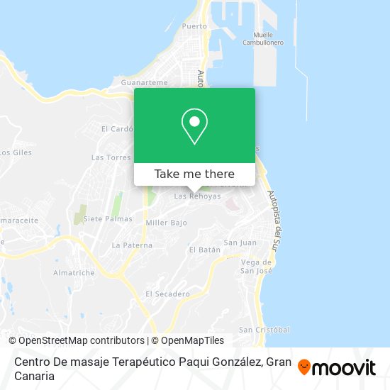 Centro De masaje Terapéutico Paqui González map