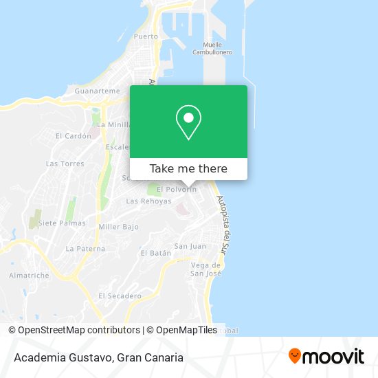 mapa Academia Gustavo