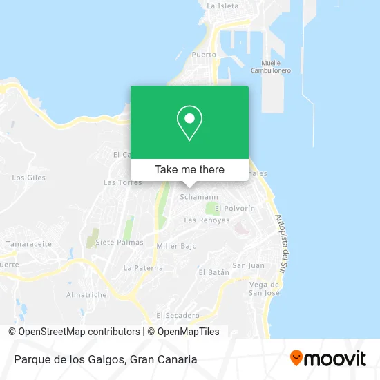 Parque de los Galgos map