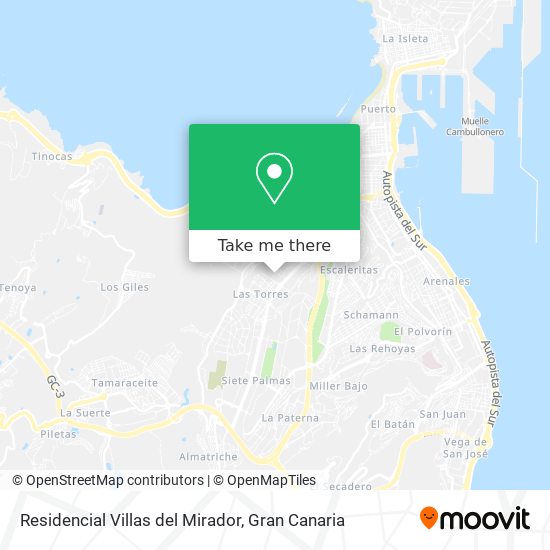 mapa Residencial Villas del Mirador