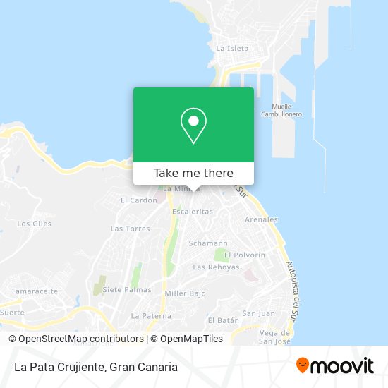 La Pata Crujiente map