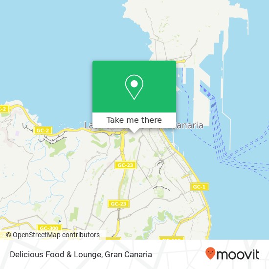 Delicious Food & Lounge map