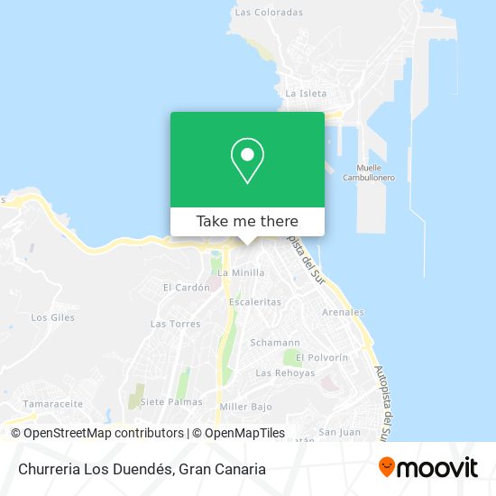 Churreria Los Duendés map