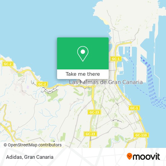 How to get to Adidas in Las Palmas De Gran Canaria by Bus?