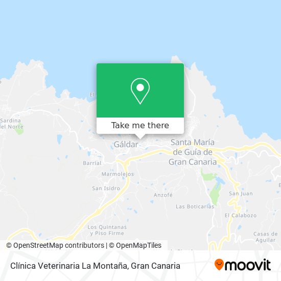 Clínica Veterinaria La Montaña map