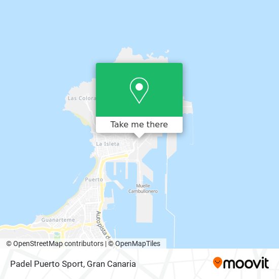 Padel Puerto Sport map