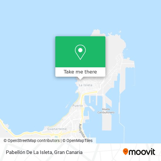 mapa Pabellón De La Isleta