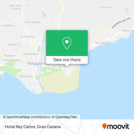 Hotel Rey Carlos map