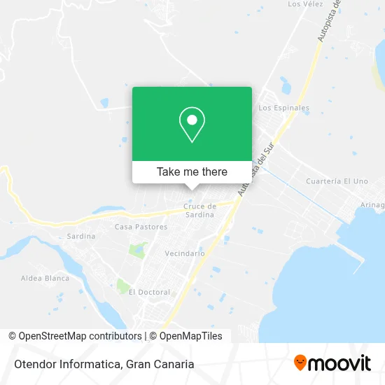 Otendor Informatica map
