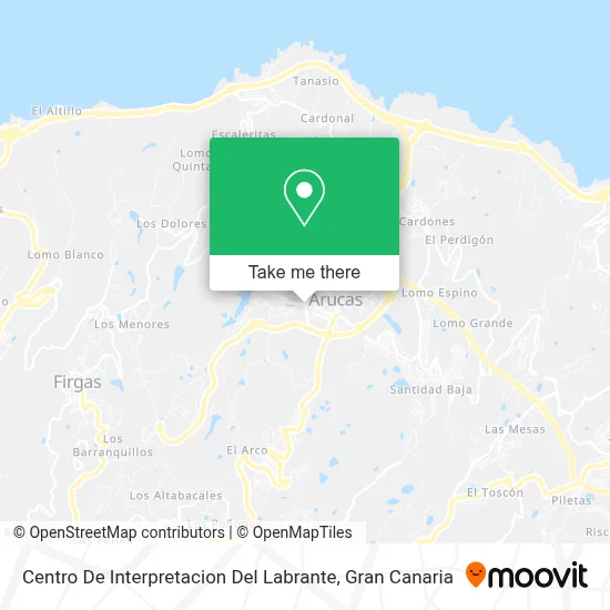 Centro De Interpretacion Del Labrante map