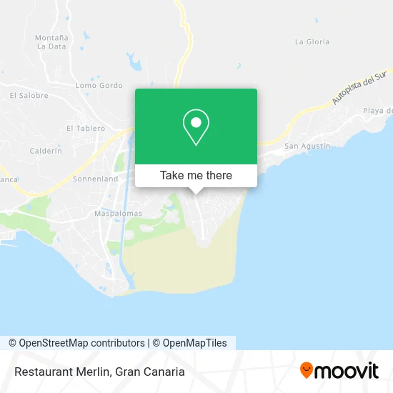 Restaurant Merlin map